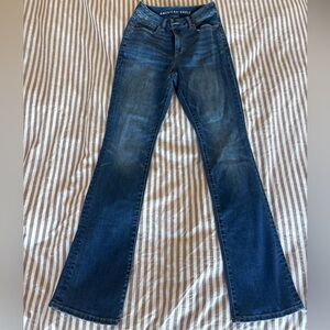 American Eagle Outfitters Women's Dark Blue Boot Cut Jeans